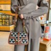 Light Luxury Niche Design Checkerboard Bag Women's Versatile Shoulder Bag Stylish Underarm Bag