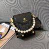One-Shoulder Crossbody Korean Version Pearl Handbag Fashionable Simple Sweet Women's Bag Mobile Phone Bag