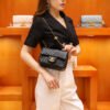 High-Grade Diamond Chain Small Chanel Style All-Match Bag Middle-Aged Women's Bag Shoulder Crossbody Classic Small Bag