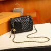 High-Grade Diamond Chain Small Chanel Style All-Match Bag Middle-Aged Women's Bag Shoulder Crossbody Classic Small Bag