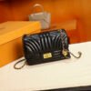 Cross-Border Diamond Chain Messenger Bag Women's Retro One-Shoulder Underarm Bag High-End Handbag
