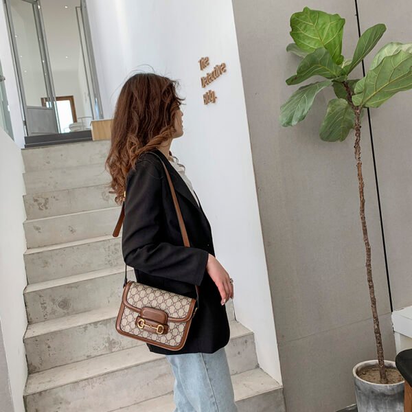 Retro Saddle Bag Women's Bag Light Luxury Net Celebrity Style Fashionable Versatile Shoulder Messenger Bag