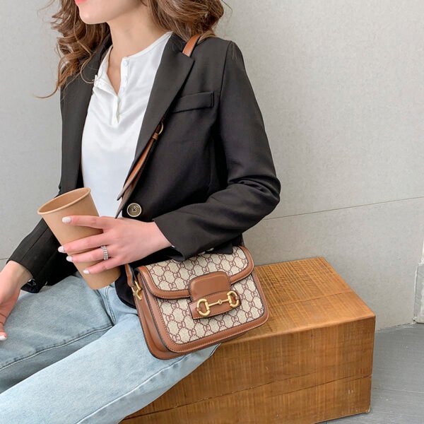 Retro Saddle Bag Women's Bag Light Luxury Net Celebrity Style Fashionable Versatile Shoulder Messenger Bag