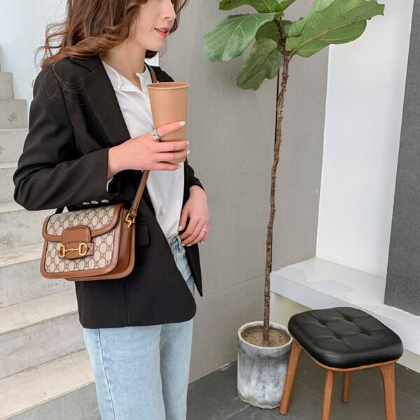 Retro Saddle Bag Women's Bag Light Luxury Net Celebrity Style Fashionable Versatile Shoulder Messenger Bag