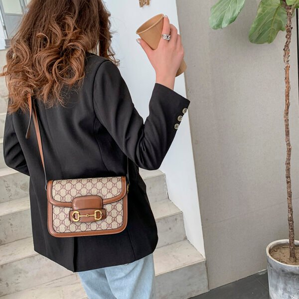 Retro Saddle Bag Women's Bag Light Luxury Net Celebrity Style Fashionable Versatile Shoulder Messenger Bag