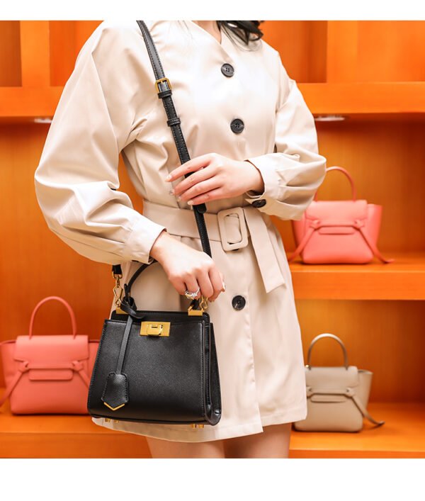 Urban Simple Leather Kelly Bag