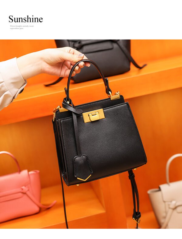 Urban Simple Leather Kelly Bag