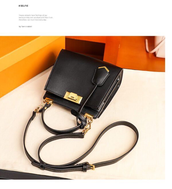 Urban Simple Leather Kelly Bag