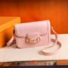 颜色 (1) Women's Small Square Bag Underarm Shoulder Handbag Wave Saddle Bag Women's Crossbody