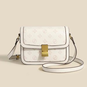 颜色 (2) Simple and fashionable retro printed bag handbag elegant and versatile shoulder bag full of texture messenger bag