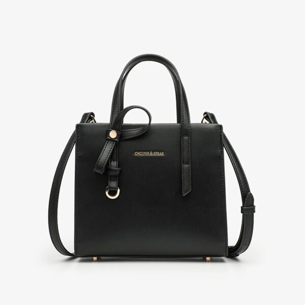 Platinum Crocodile Pattern Shoulder Bag