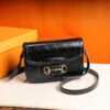 颜色 (2) Women's Small Square Bag Underarm Shoulder Handbag Wave Saddle Bag Women's Crossbody