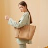 New Arrival Women’s Genuine Leather Tote Bag – Elegant, Spacious & Effortlessly Stylish for Work and Commute