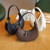 2025 New Korean-Style Minimalist Crescent Shoulder Bag – Sleek Everyday Underarm Purse for Effortless Chic