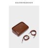 New Arrival Women’s Genuine Leather Saddle Shoulder Bag – Minimalist Style for the Modern Commute