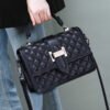 2025 New Arrival Women’s Genuine Leather Quilted Crossbody Bag – Street-Style Elegance for Summer
