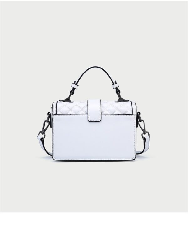 2025 New Arrival Women’s Genuine Leather Quilted Crossbody Bag – Street-Style Elegance for Summer