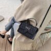 2025 New Arrival Women’s Genuine Leather Quilted Crossbody Bag – Street-Style Elegance for Summer