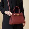 9.2819725 2025 New Arrival Women’s Genuine Leather Top-Handle Handbag – Elegant & Functional for Everyday Sophistication