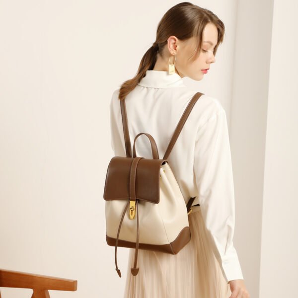 2025 New Women’s Genuine Leather Fashion Backpack – Stylish, Spacious & Built for Everyday Adventures