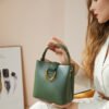 2025 New Women’s Genuine Leather Bucket Bag – Spacious, Chic & Perfectly Designed for Spring/Summer Life