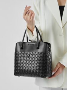 Commuter Leather Bucket Bag