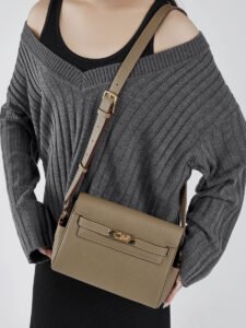 vintage leather messenger