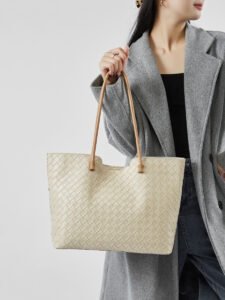 Stylish Leather Tote