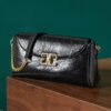 Oil Wax Leather Shoulder Bag | Large Capacity Cowhide Tote