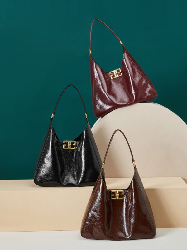 23 Premium Classic Leather Shoulder Bag – Large Capacity Cowhide Tote