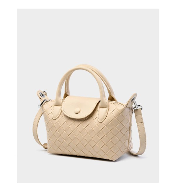 2751详情-(2)_04 Woven Genuine Leather Dumpling Bag | Designer Women’s Shoulder & Crossbody Handbag