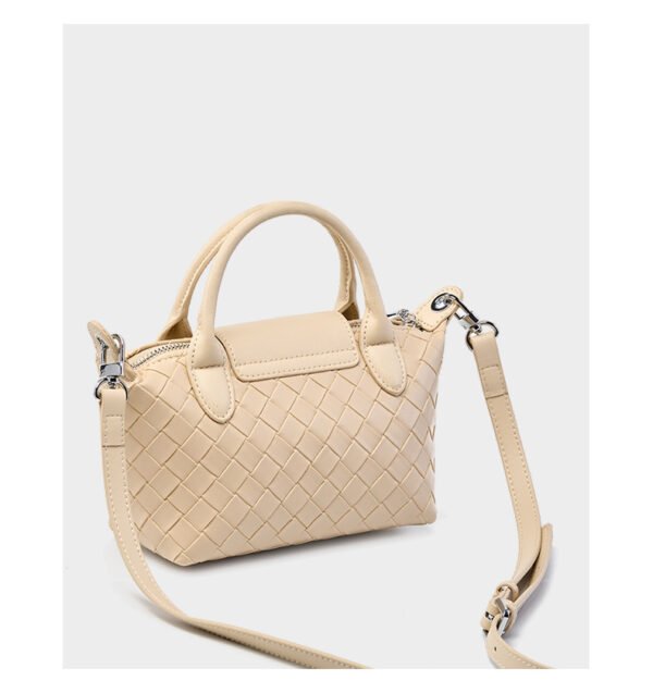 2751详情-(2)_05 Woven Genuine Leather Dumpling Bag | Designer Women’s Shoulder & Crossbody Handbag