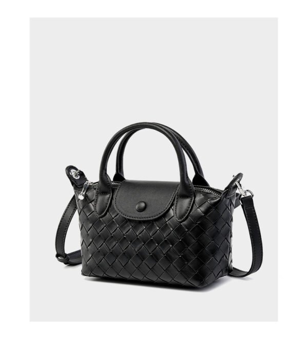 2751详情-(2)_12 Woven Genuine Leather Dumpling Bag | Designer Women’s Shoulder & Crossbody Handbag