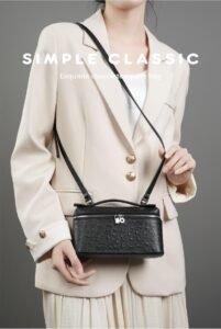 genuine leather lunchbox bag