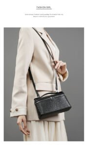 leather cosmetic bag