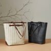 3 Leather Shoulder Tote Bag | Large Capacity Cowhide Bag