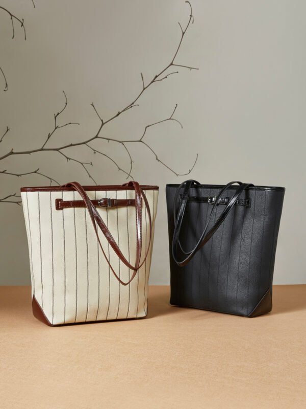 3 Leather Shoulder Tote Bag | Large Capacity Cowhide Bag