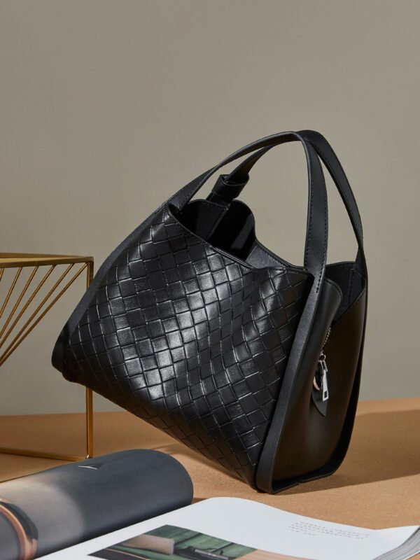 Leather Bucket Bag | Genuine Cowhide Shoulder Crossbody Bag