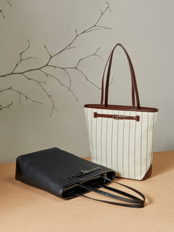 4 Leather Shoulder Tote Bag | Large Capacity Cowhide Bag