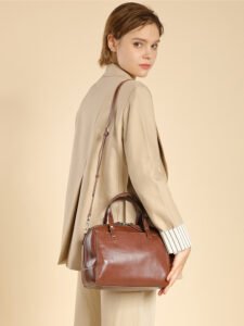 genuine leather tote bag