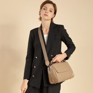 genuine leather shoulder bag