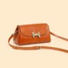 4P3A2231 Genuine Leather Crossbody Bag — Vintage Small Square Purse