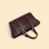 Genuine Leather Tote Bag — Classic Autumn Winter Handbag
