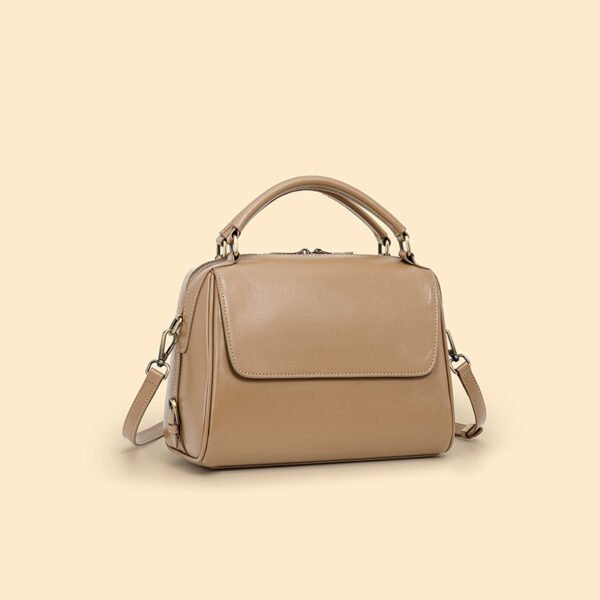 Genuine Leather Large Capacity Tote Bag — Vintage Everyday Style