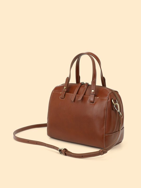 4P3A2893 Genuine Leather Tote Bag — Versatile Shoulder & Crossbody Style