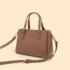 4P3A2929 Genuine Leather Commuter Tote Bag — Versatile Shoulder & Crossbody