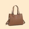 Genuine Leather Tote Bag — Large Capacity Commuter Style