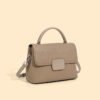 Cowhide Leather Classic Vintage Shell Bag — Casual Crossbody