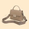 Cowhide Leather Classic Vintage Shell Bag — Casual Crossbody