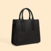 Genuine Leather Tote Bag — Minimalist Large-Capacity Handbag